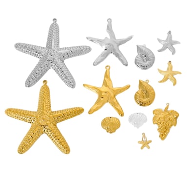 1 paio di ciondoli unisex in acciaio inossidabile color oro, serie classica, a forma di tartaruga retrò h5 Immagine5