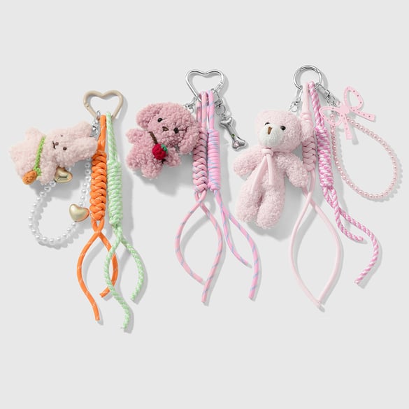 Charms de sac en peluche en forme d&#39;animaux mignons