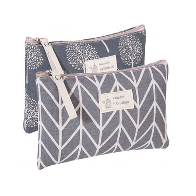 Trousse de maquillage en toile légère et simple pour femme h5 Image3
