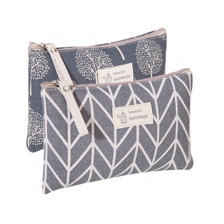 Trousse de maquillage en toile légère et simple pour femme Image3