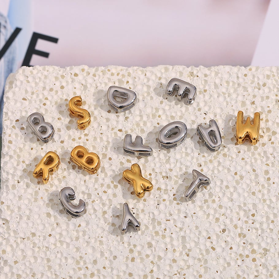 Simple Series DIY Fashion Letter Stainless Steel Women's Pendant h5Picture3