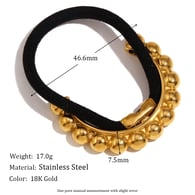 Beaded Hair Rope-Gold Picture18