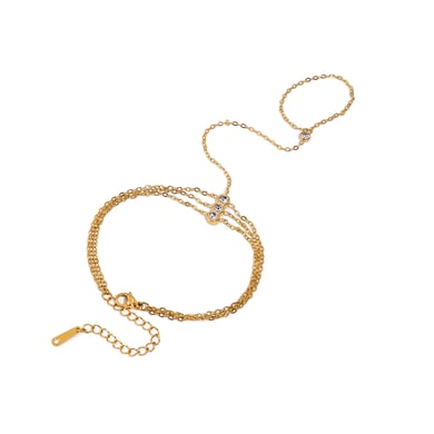 Stainless Steel Gold Color Chain Bracelets h5 Picture4