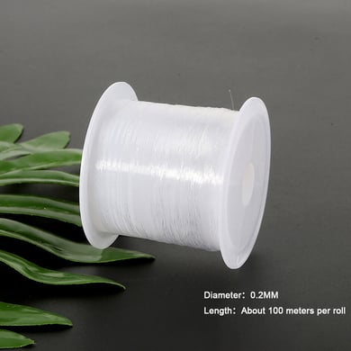 1 rollo de hilo para abalorios no elástico para manualidades h5 