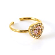 Anello Love [diamante rosa] Immagine2