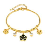 GS1517-Stahlarmband Gold 
