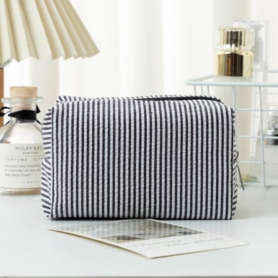 1 Stück Simple Series Daily Striped Damen-Make-up-Taschen h5 