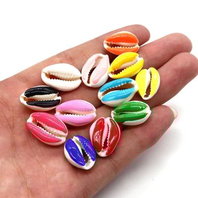 1 Piece Colorful Oil-spot Glazing Conch Women's Pendants h5 Picture3
