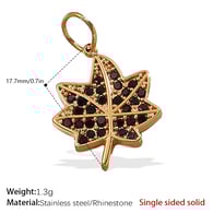 PJ340BKG Black Diamond Gold Pendant Picture12