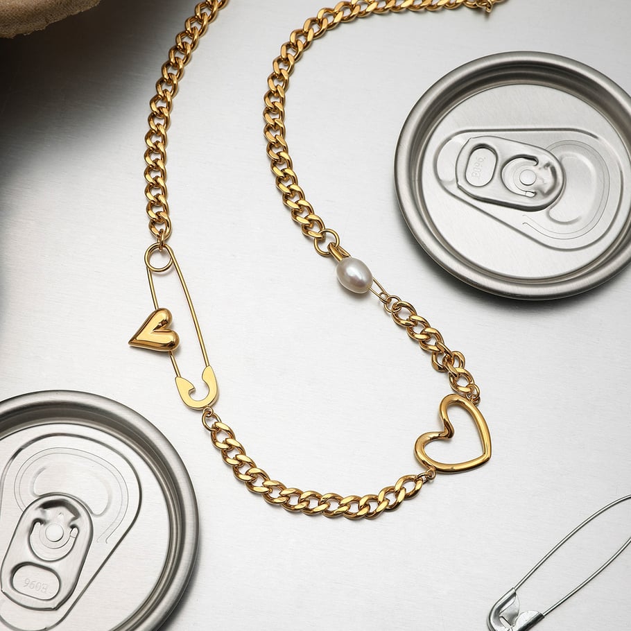 1 Paar einfache Ohrring-Sets aus Edelstahl in Stiftform in Goldfarbe für Damen Bild4