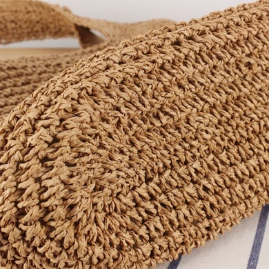 Borse tote intrecciate in stile spiaggia h5 Immagine5
