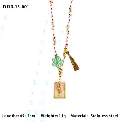 Vacation Beach Gold Marine Organism Women's Pendant Necklaces h5 Picture2