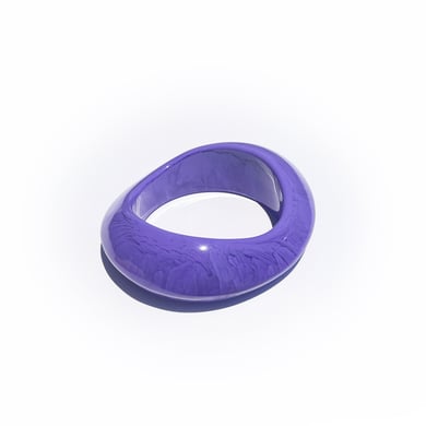 Bracelets pour femmes en acrylique flou de forme irrégulière h5 