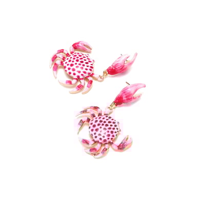 Vacation Alloy Crab Drop Earrings h5 Picture4