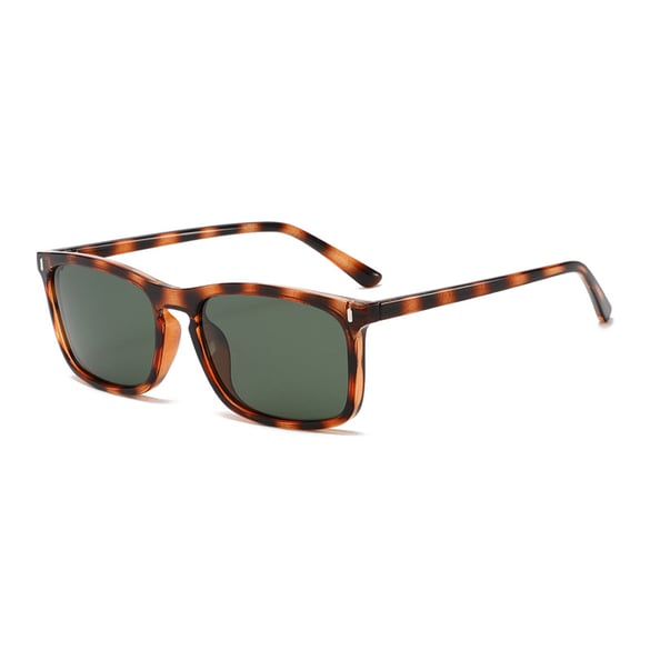 1 paio di occhiali da sole da donna con stampa leopardata casual della serie Simple