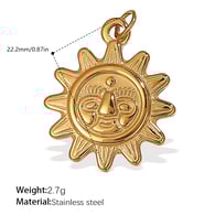 PJ543G Gold Pendant Picture5