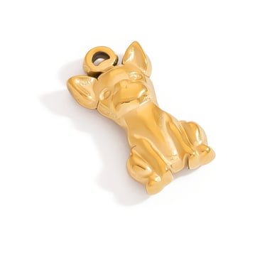Heart Stainless Steel Gold Color DIY Pendants h5 