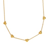 Herz O Kette-Gold 