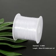 0,3 mm blanco transparente aproximadamente 50 metros/rollo Imagen3