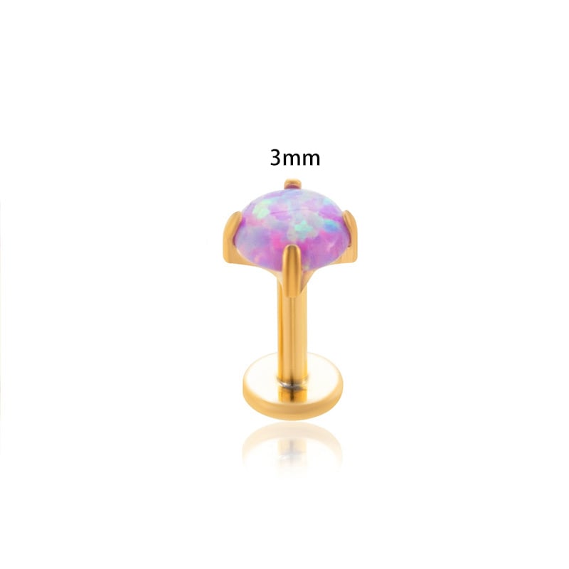 1 Pair Simple Series Simple Geometric Stainless Steel   Gold Color  Women's Piercings Earrings Picture2