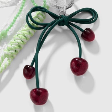Dijes para bolso con lazo de cereza h5 Imagen5