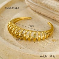 NMSB-F354-1 Pulsera hueca Imagen4