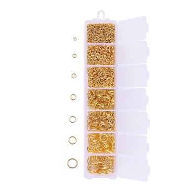1 caja de anillos de conexión de apertura de 3-10 mm para bricolaje h5 Imagen4