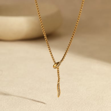 Colliers à pendentif en acier inoxydable et zirconium pour femme, série luxueuse, motif animal quotidien h5 Image4