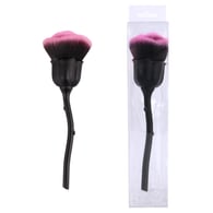 Rosa-mattes Schwarz-schwarzer Basispuderkopf - blumenförmiger loser Puderpinsel + Blister/No-Word-PVC-Verpackung Bild8