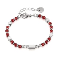 GS1700MN-Natural stone bracelet red agate Picture2
