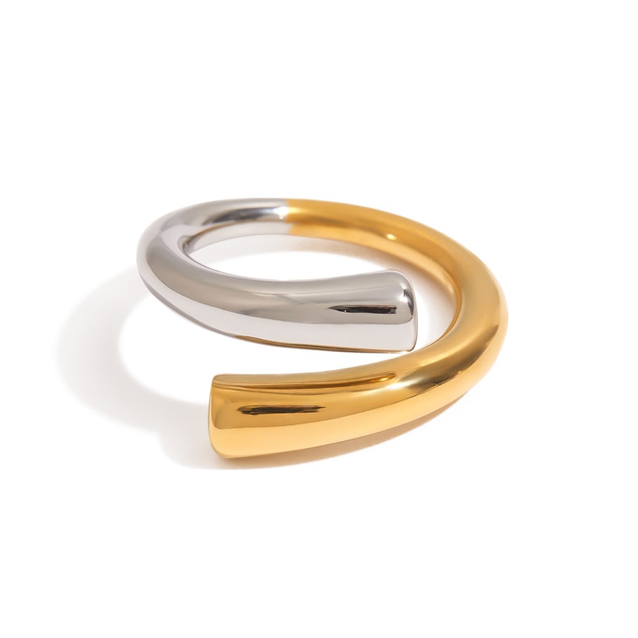 Minimalistischer Ring aus Edelstahl in verschiedenen Farben h5Bild4