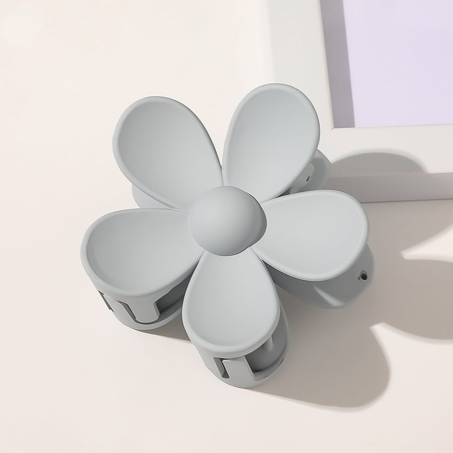 Fermagli per capelli da donna in acetato imitazione fiore quotidiano, serie semplice, 1 pezzo Immagine4
