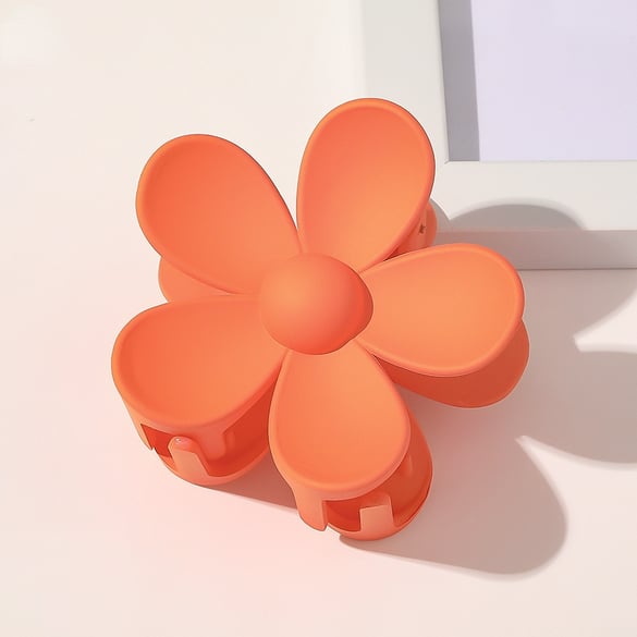 Fermagli per capelli da donna in acetato imitazione fiore quotidiano, serie semplice, 1 pezzo