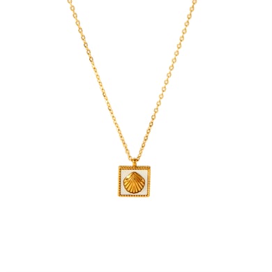 1 Paar Simple Series Tägliche geometrische Edelstahl Gold Farbe Zirkon Unisex Anhänger Halsketten h5 Bild4