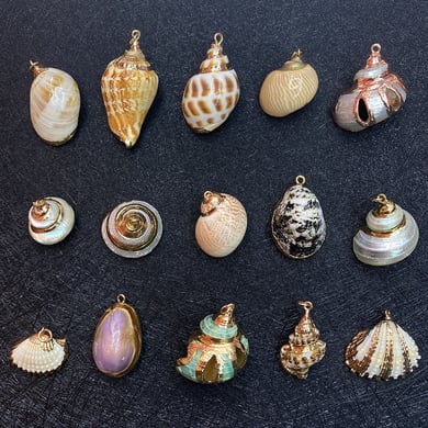 1 Piece Sea Shells Gold Color Women's Pendants h5 Picture4