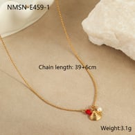 NMSN-E459-1 Collar de abanico de oro Imagen4