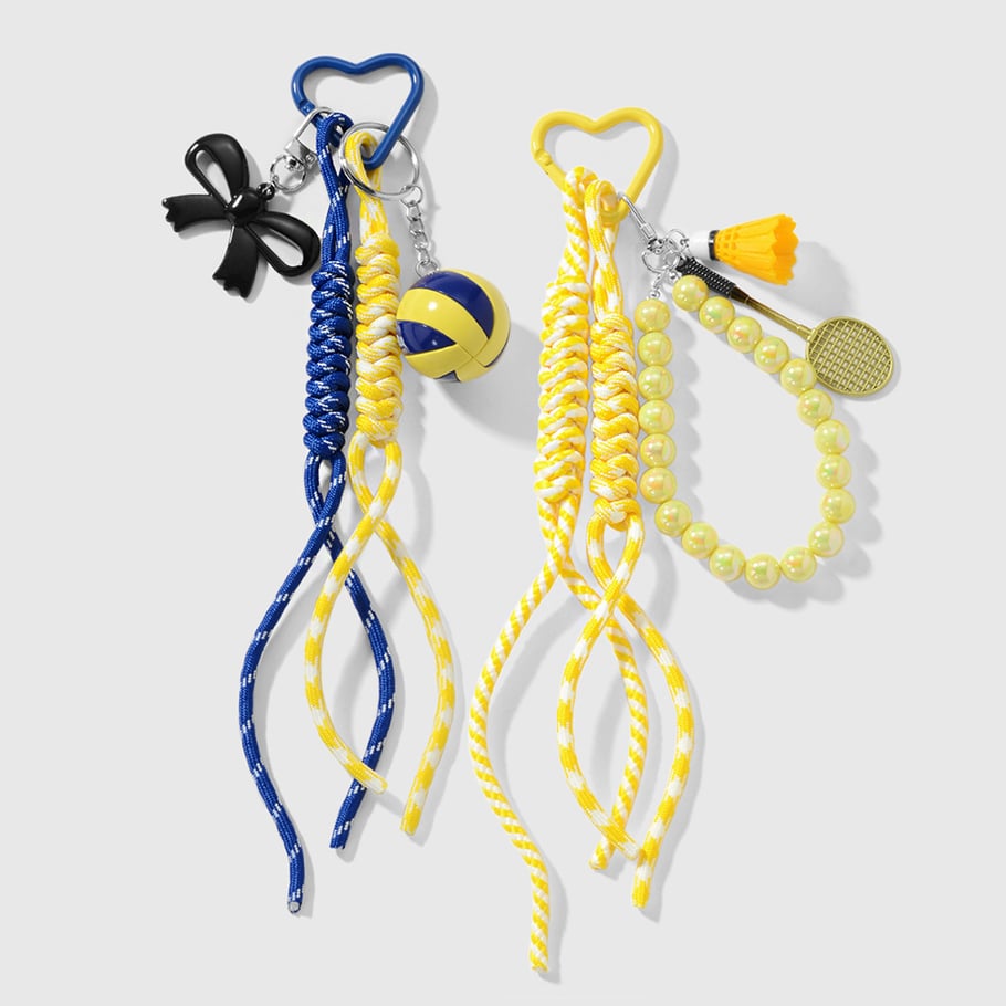Sportperlen-Taschenanhänger aus Legierung Bild3