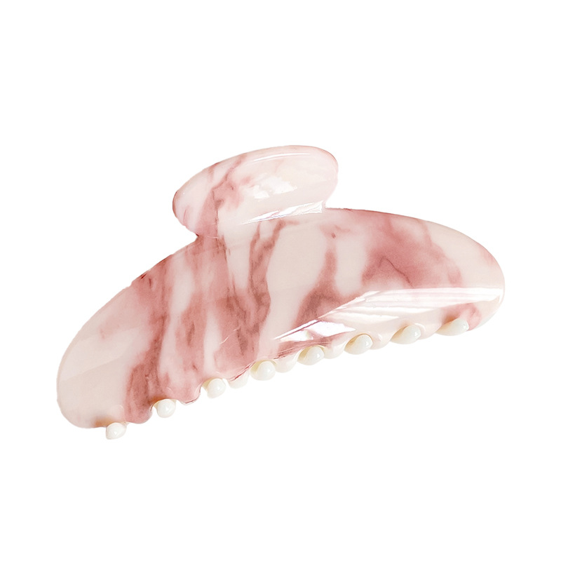 Pinces à cheveux simples et élégantes en résine pour femmes, motif Swoosh Image5