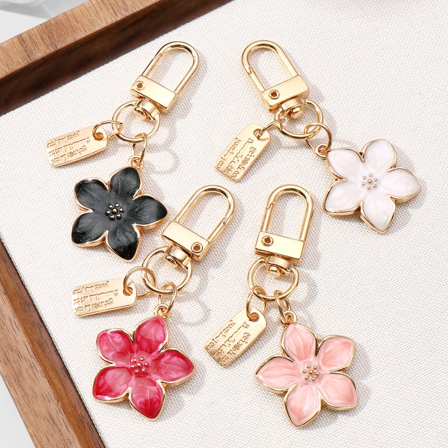 Retro Flower Bag Charms Picture3