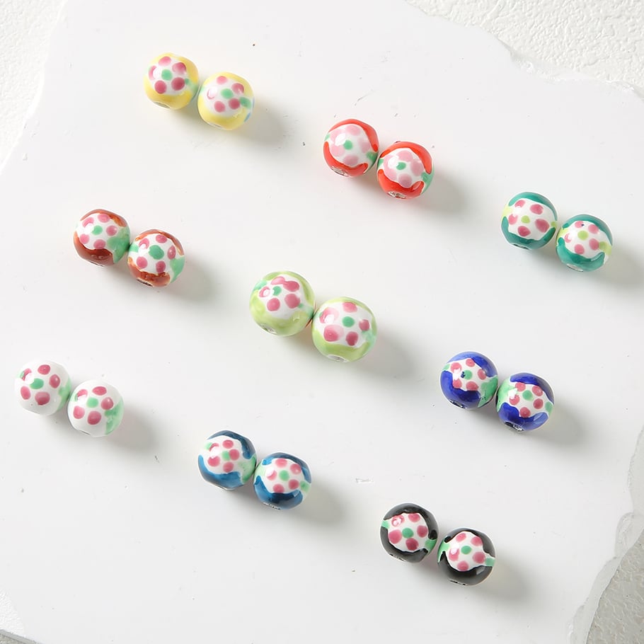 Perlina per gioielli fai da te in ceramica a 1 pezzo Immagine4