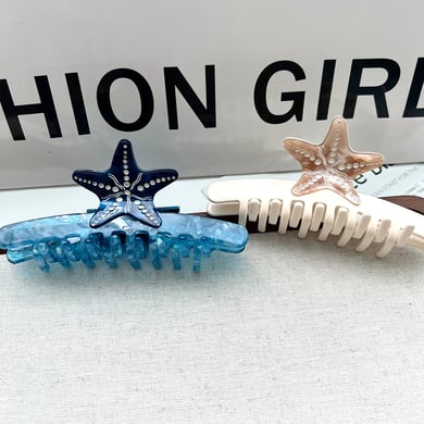 1 par de pinzas para el cabello de acetato con diseño de tortuga de vacaciones para mujer h5 Imagen3