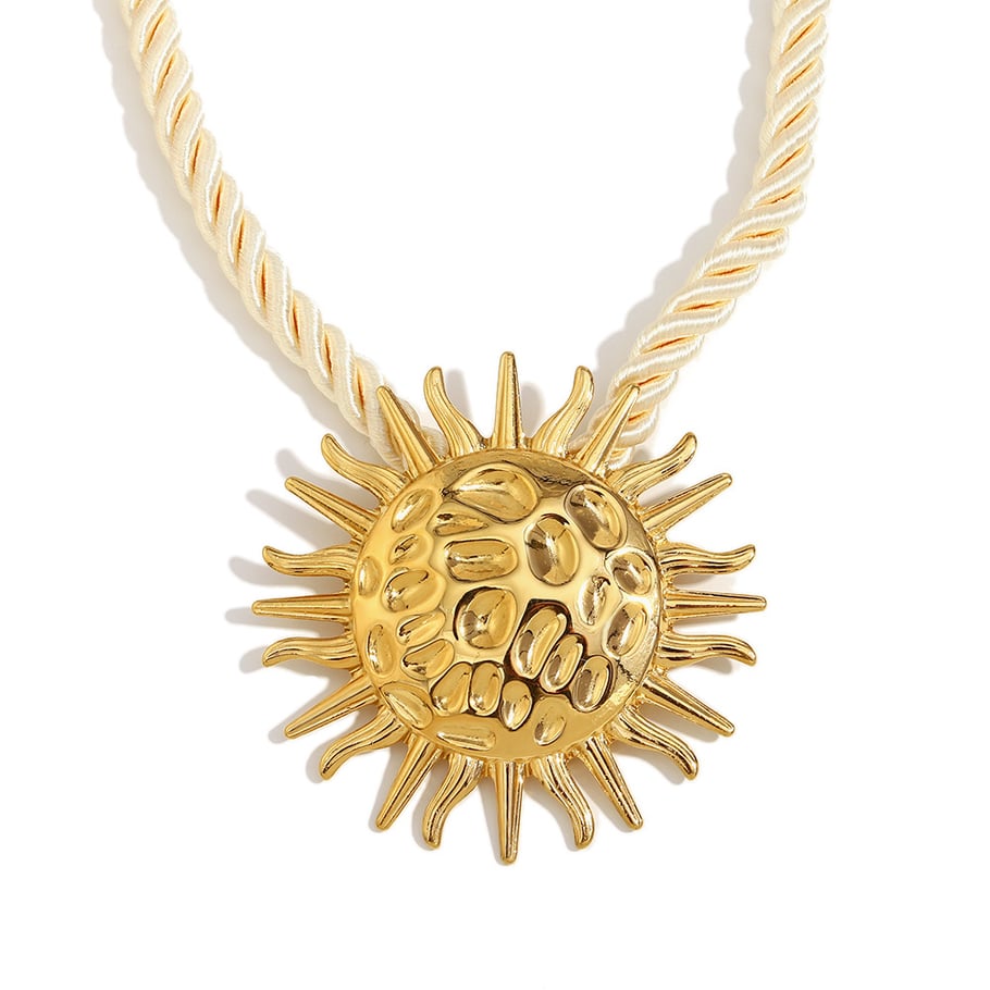 Collane con ciondolo da donna in acciaio inossidabile &quot;Vacance Sun&quot; Immagine4