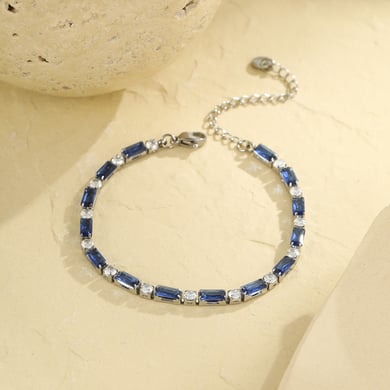 Bracelets à chaîne géométriques en acier inoxydable pour femmes, série Simple Daily h5 Image3