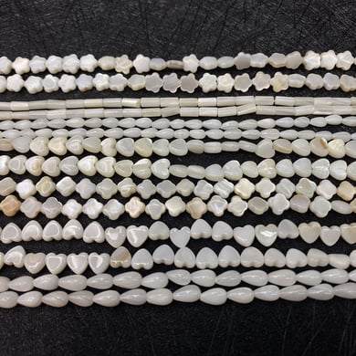 1 Piece Classic Heart Sea Shells Jewelry Beads h5 Picture2