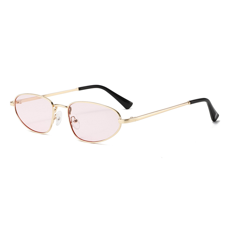 1 paio di occhiali da sole casual in metallo da donna della serie Simple Immagine6