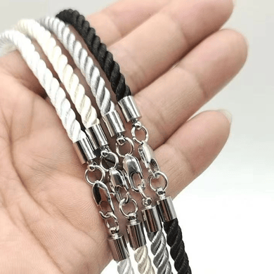 1 Stück DIY Serie Bunte Edelstahl Clip Schmuck Kordeln Halskette h5 Bild3