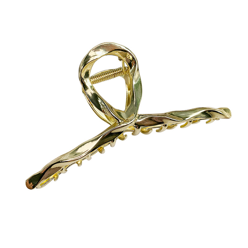 1 Piece Simple Series Casual Solid Color Alloy Women's Hair Claws h5Picture3