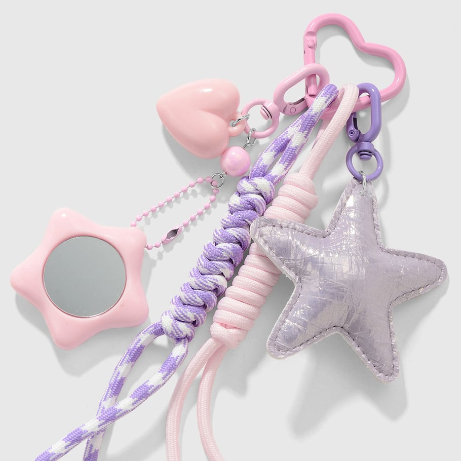 Dijes para bolsos de cuero con forma de estrella dulce Imagen3