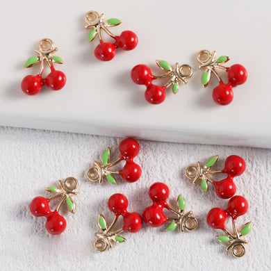 1 pièce de perle de bijoux en alliage de fruits mignons à faire soi-même h5 