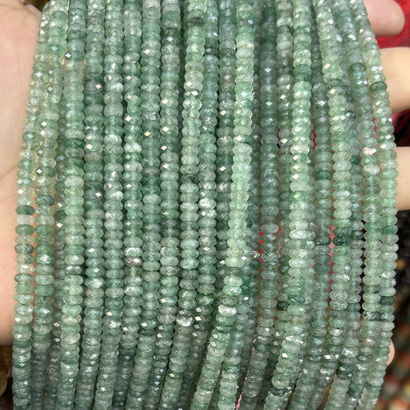 1 String Exquisite Natural Stone Jewelry Beads(DIA:2*4mm) h5Picture2